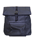 Fleet Backpack, &pound;245, Handbags, Black, Canvas/Fabric, Front view